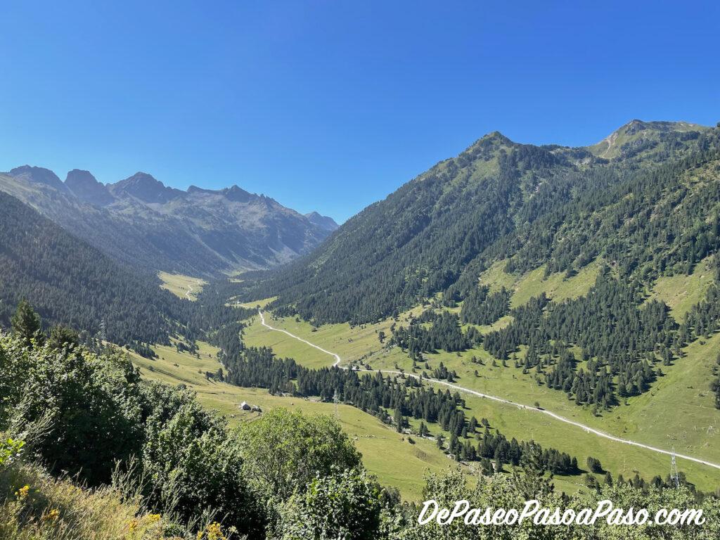 Vista desde mirador de camino a Estany Gerber