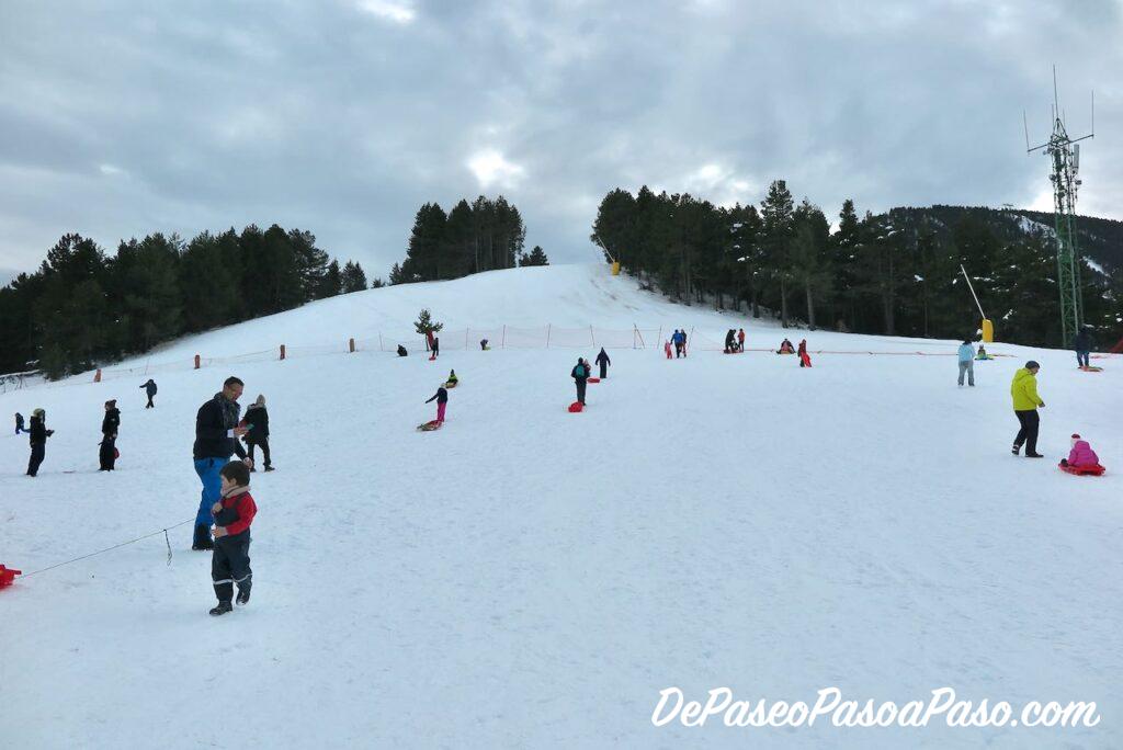 Pista trineos La Molina