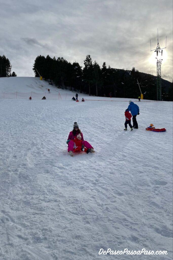 Pista trineos La Molina