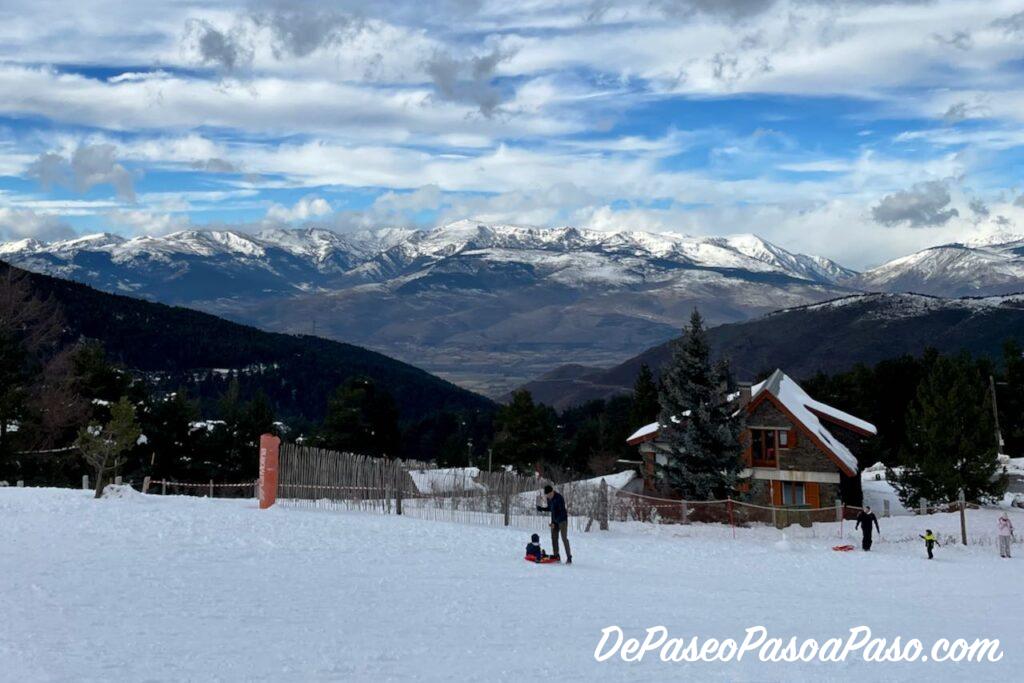 Pista trineos La Molina