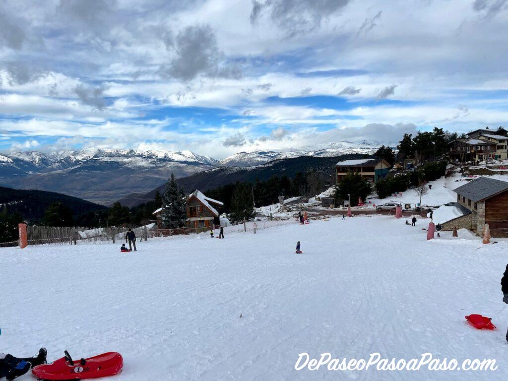 Pista trineos La Molina