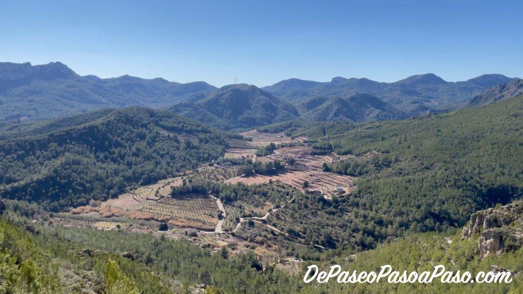 vista desde la Cova de la Portadora
