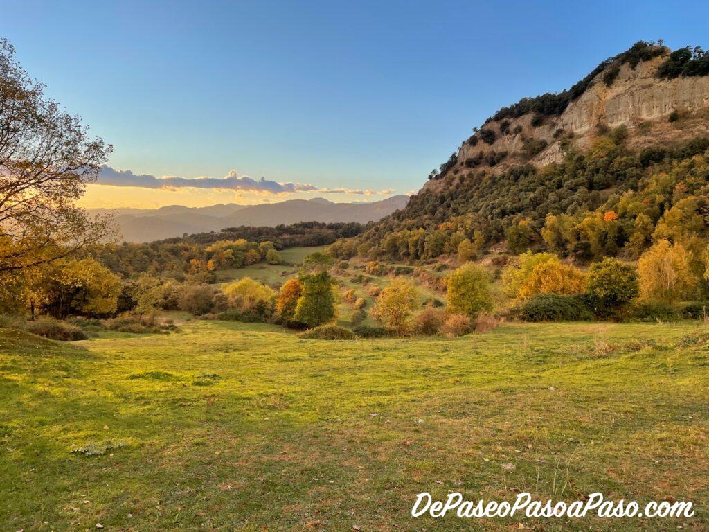Atardecer hacia la sierra dels Bufadors